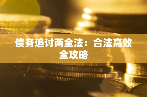 武汉债务追讨两全法：合法高效全攻略