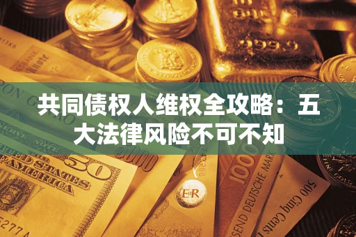 武汉共同债权人维权全攻略：五大法律风险不可不知