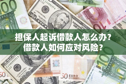 武汉担保人起诉借款人怎么办？借款人如何应对风险？