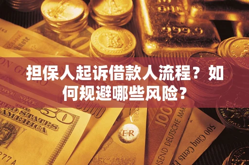 武汉担保人起诉借款人流程？如何规避哪些风险？