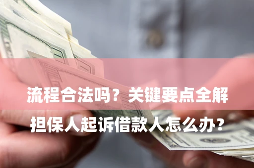 武汉

担保人起诉借款人怎么办？流程合法吗？关键要点全解析