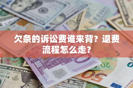 武汉欠条的诉讼费谁来背？退费流程怎么走？